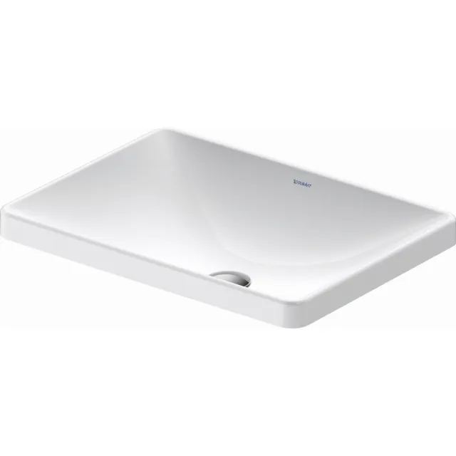 Duravit Wastafel Duravit D-Neo Inbouw Zonder Kraangat 60 cm Hoogglans Wit