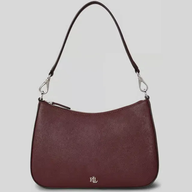 Lauren Ralph Lauren Danni 26 schoudertas bordeaux, foto 2