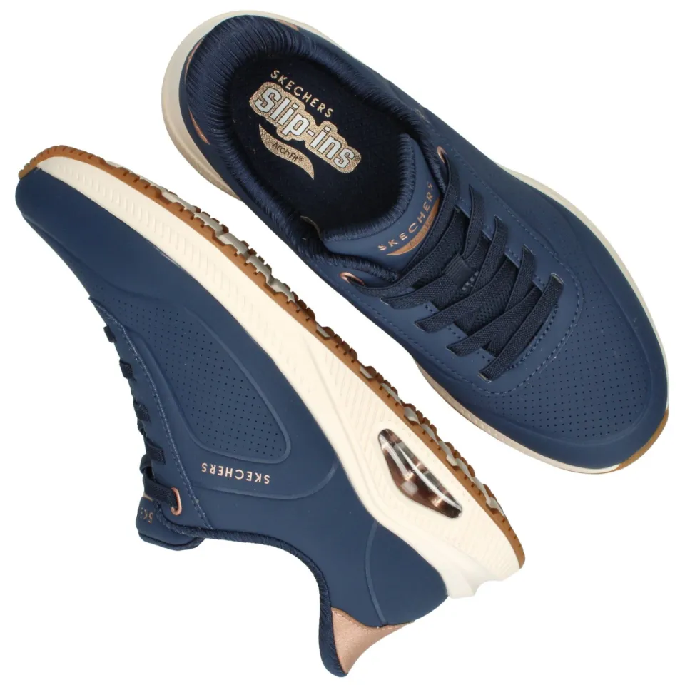 Skechers Arch Fit Uno sneakers blauw, foto 4
