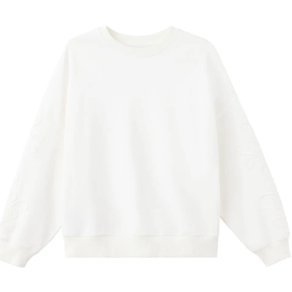 Mango TEEN sweater met borduursels - wit, foto 2