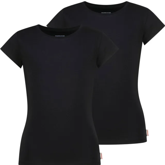 Vingino T-shirt zwart set van 2
