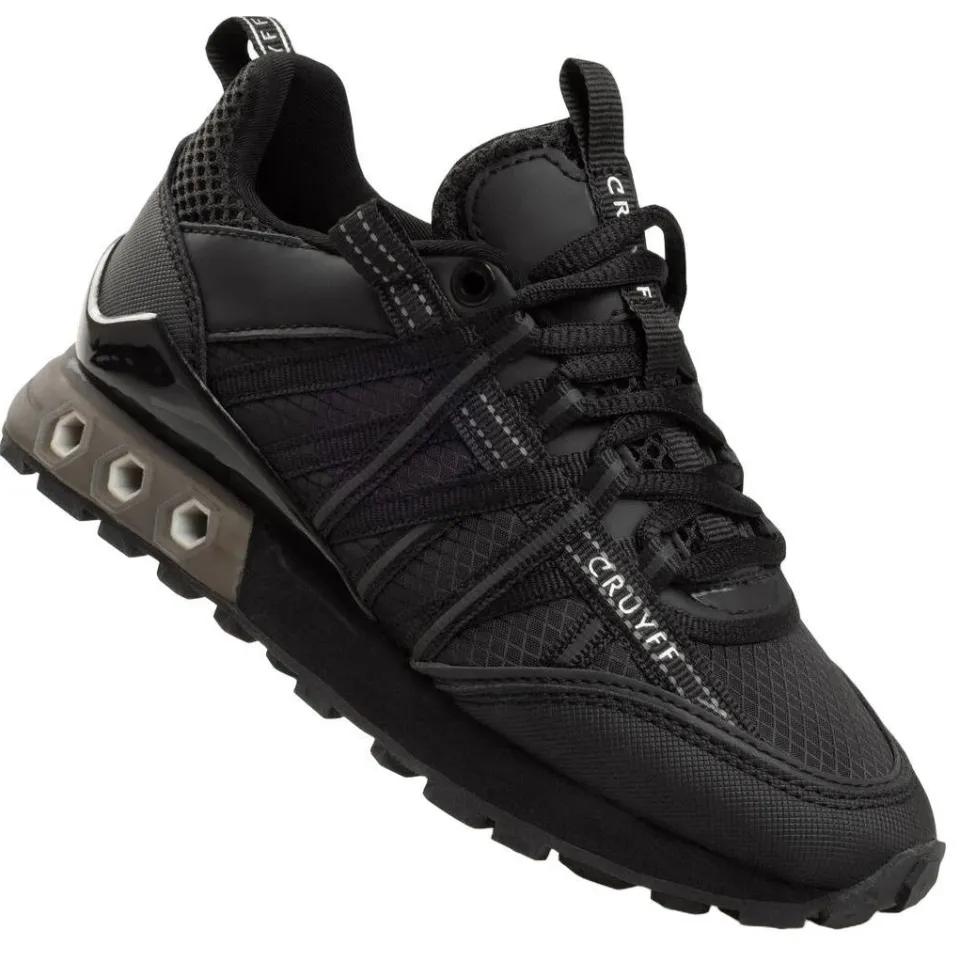 Cruyff leren sneakers - zwart, foto 4