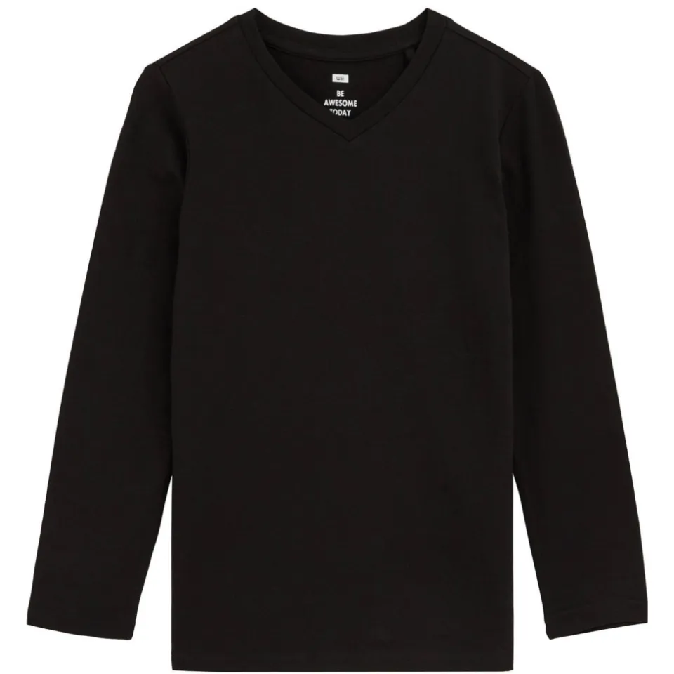 WE Fashion basic longsleeve zwart, foto 2