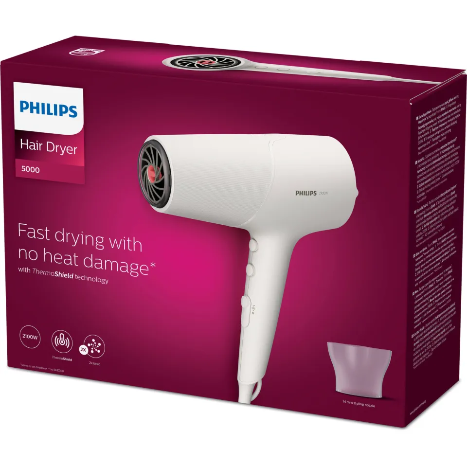 Philips Series 5000 BHD501/20 föhn wit, foto 6