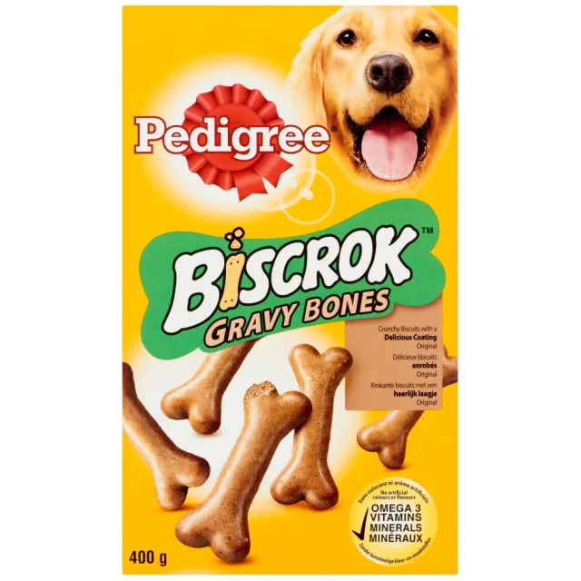 Pedigree Biscrok Gravy Bones Hondensnack 400 gr