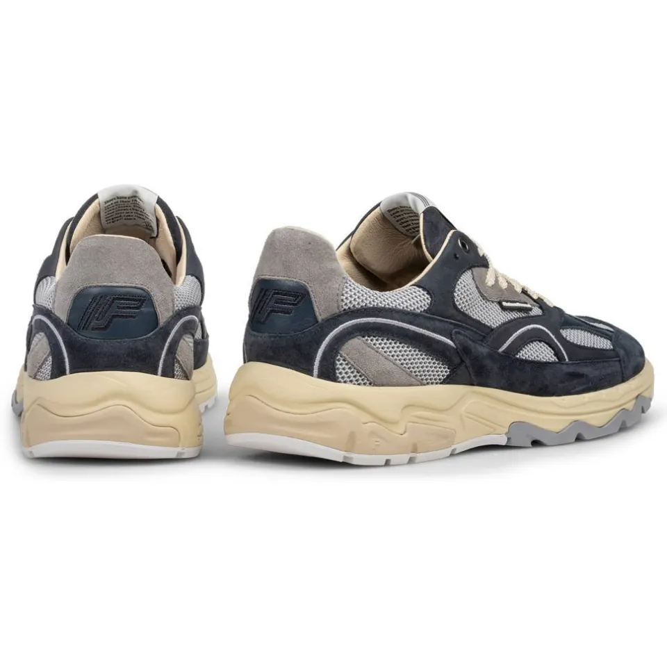 Floris Van Bommel De Rezer 01.38 suède sneakers donkerblauw donker blauw, foto 2