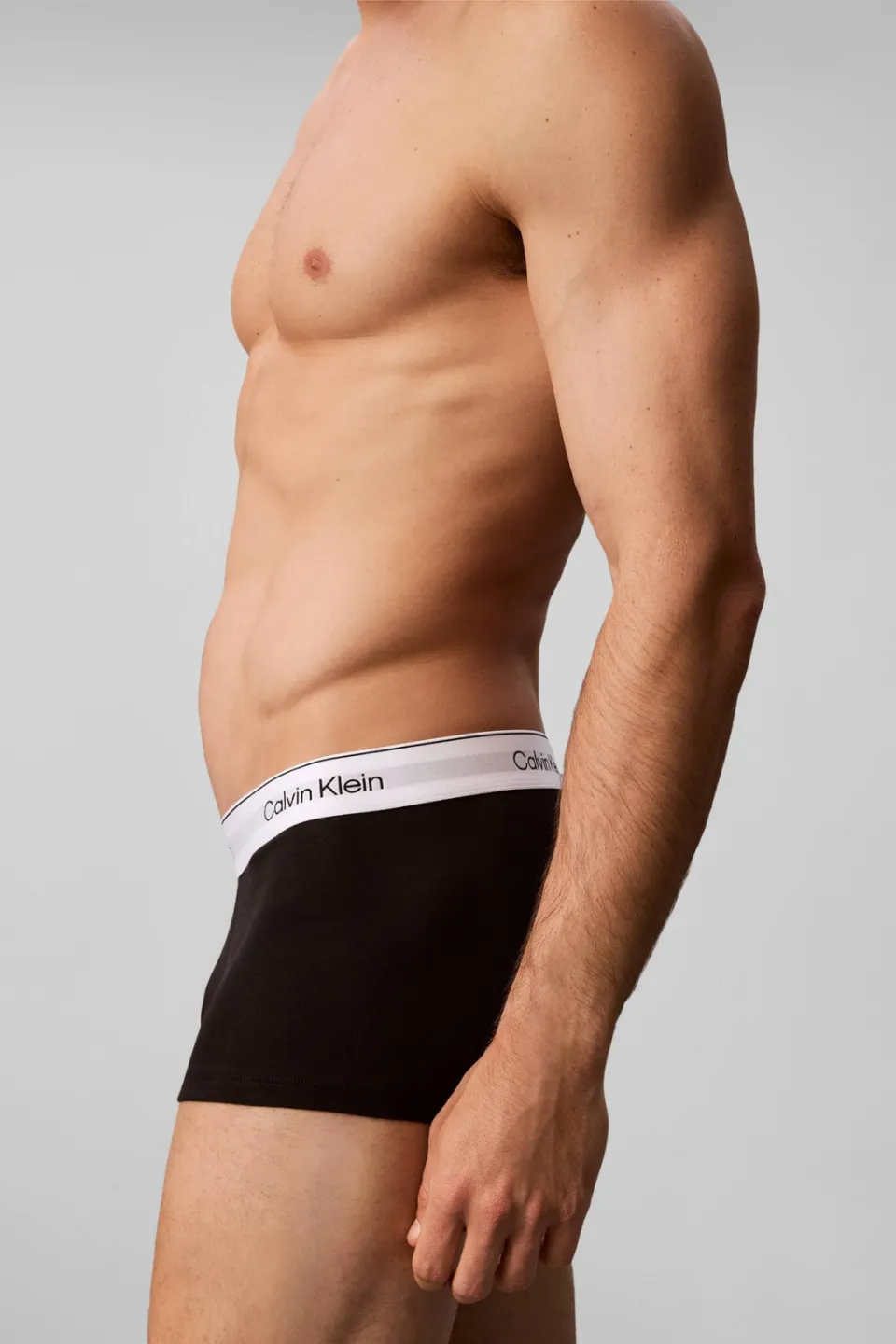 Calvin Klein low rise trunk boxershorts zwart set van 5, foto 6
