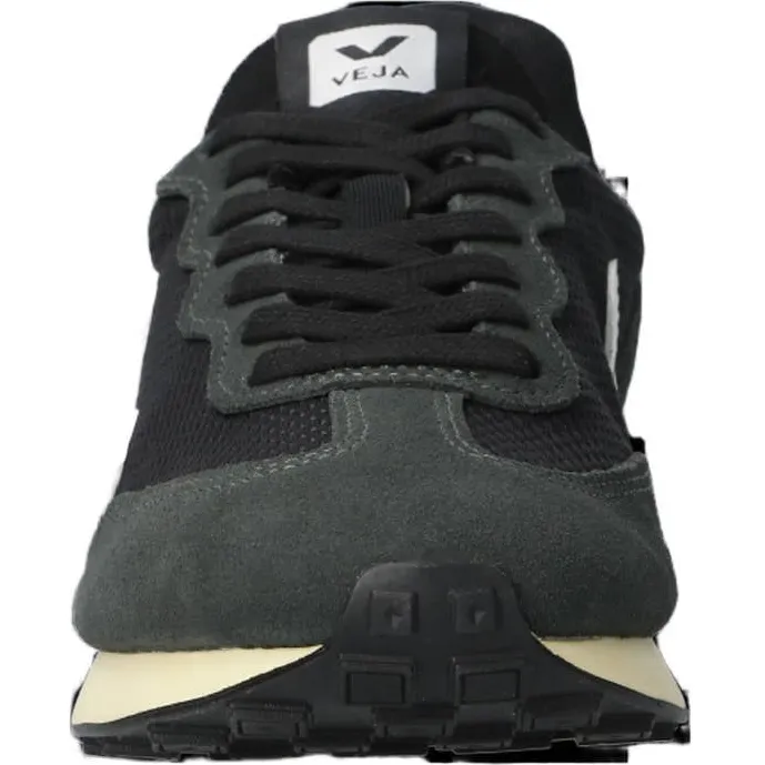 Veja Rio Branco II suède sneakers met logo - zwart/wit, foto 3