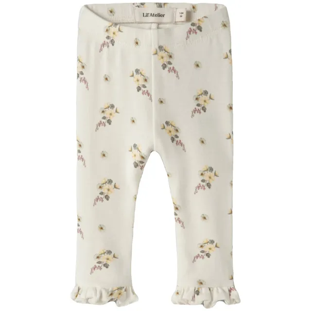 Lil' Atelier BABY slim legging ecru, foto 2