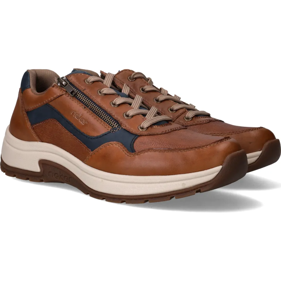 Rieker lage sneakers bruin, foto 3