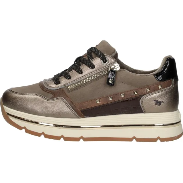 Mustang Noel lage sneakers taupe, foto 2