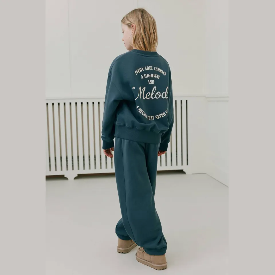 Sofie Schnoor girls sweater met backprint - antraciet, foto 4