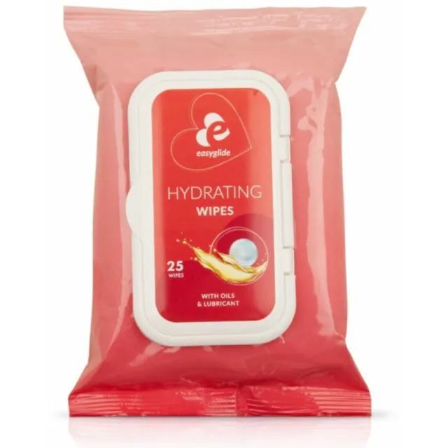 Easyglide hydraterende intieme doekjes met glijmiddel en olie