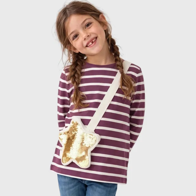 s.Oliver gestreept longsleeve paars
