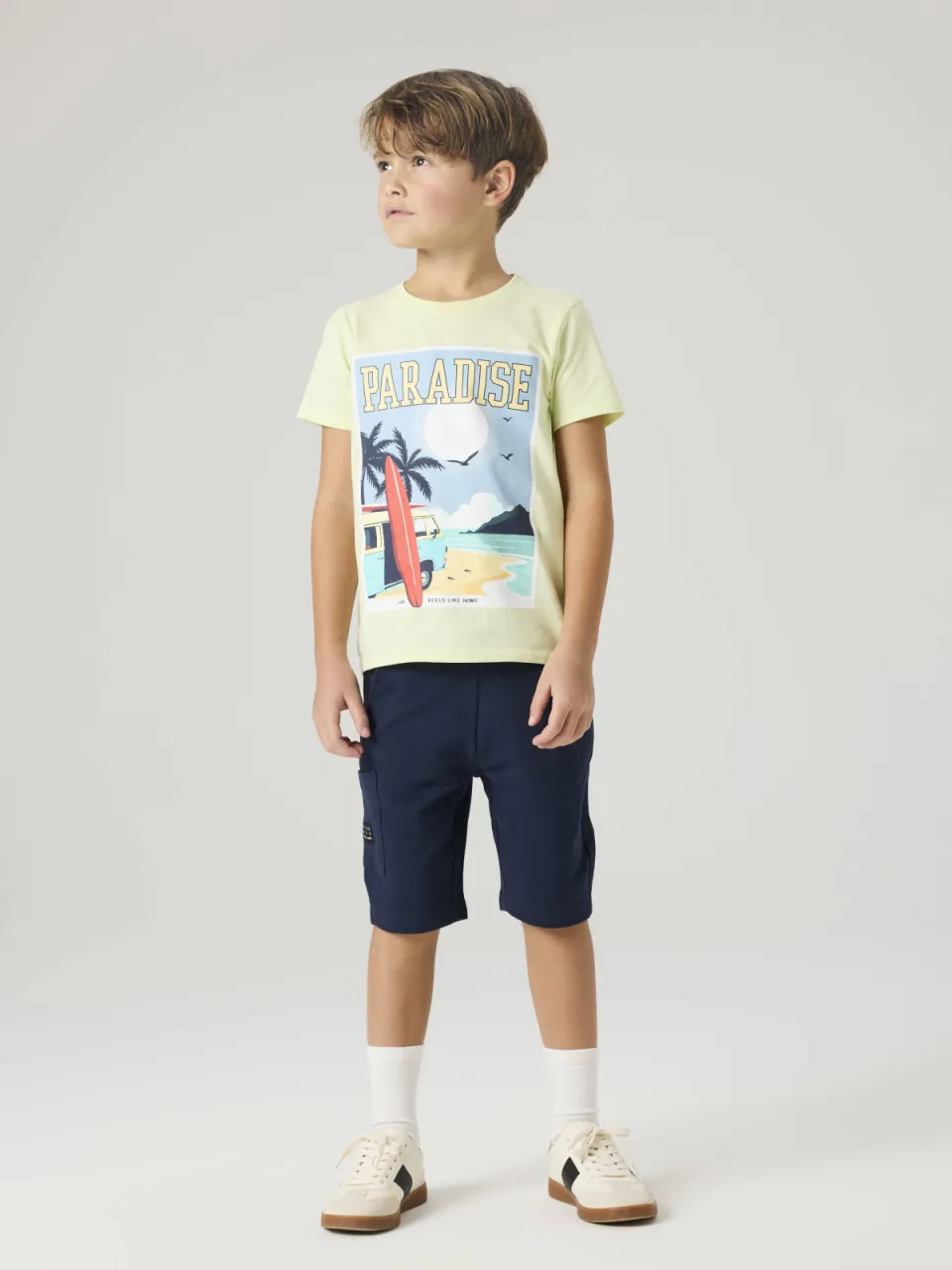 NAME IT t-shirt lichtgeel, foto 6