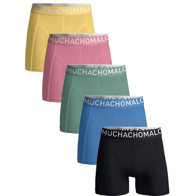 Muchachomalo Heren 5-pack Boxershorts Hello Sunshine Veelkleurig