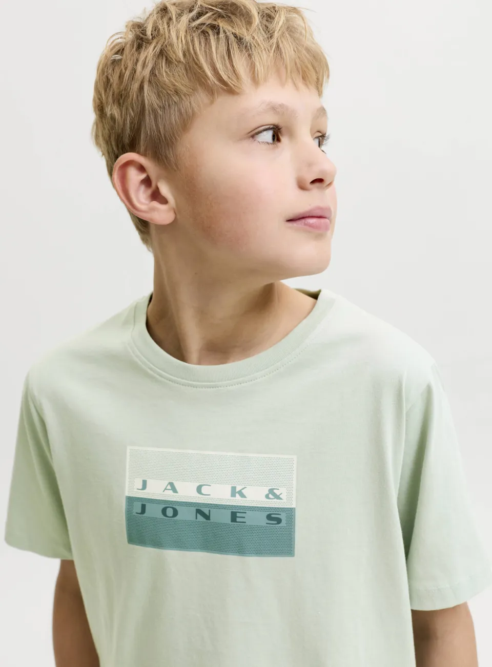 Jack & Jones Junior T-shirt lichtgroen, foto 4