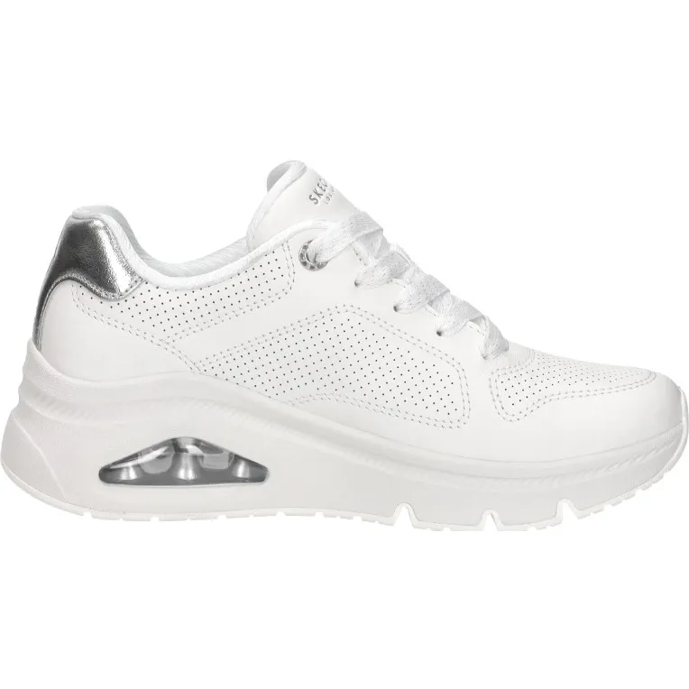Skechers Uno Icon lage sneakers wit
