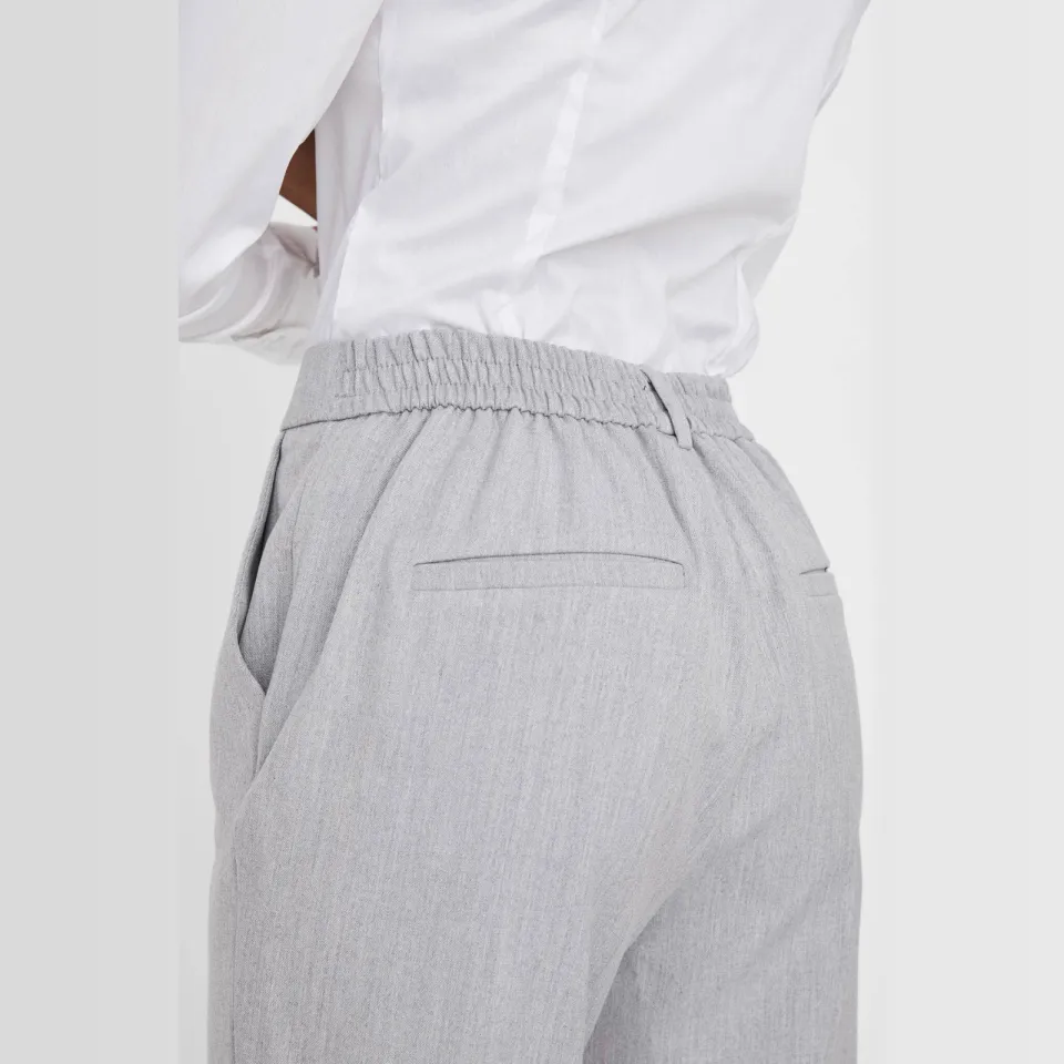Vero Moda VMMAYA pantalon lichtgrijs light grey melange, foto 5