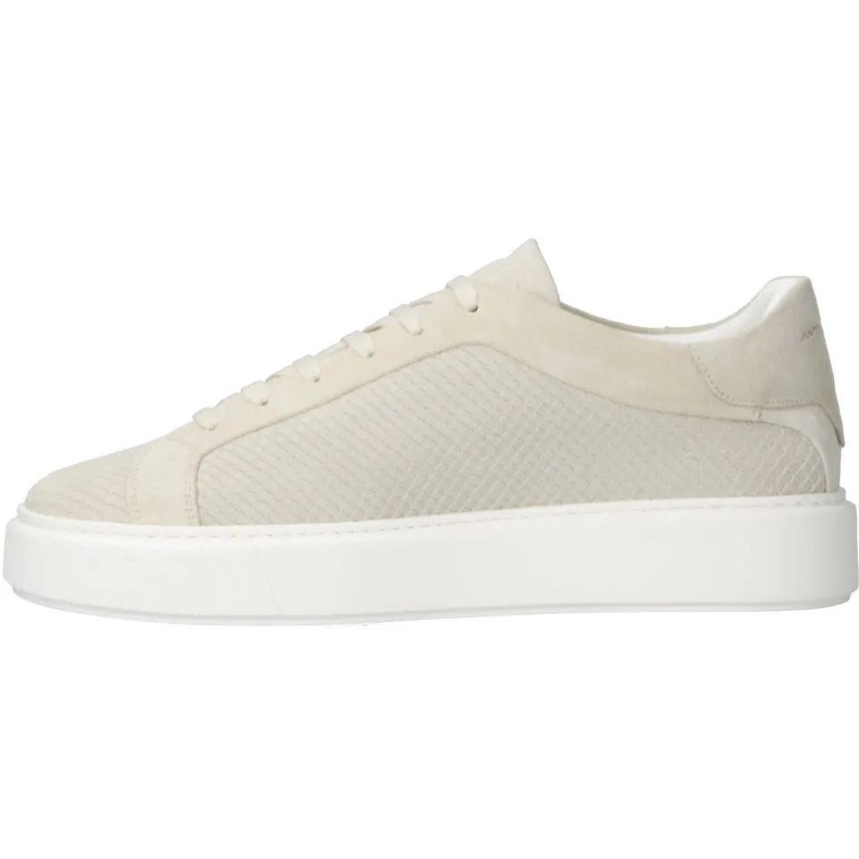 Antony Morato Artem animal nubuck sneakers beige, foto 5