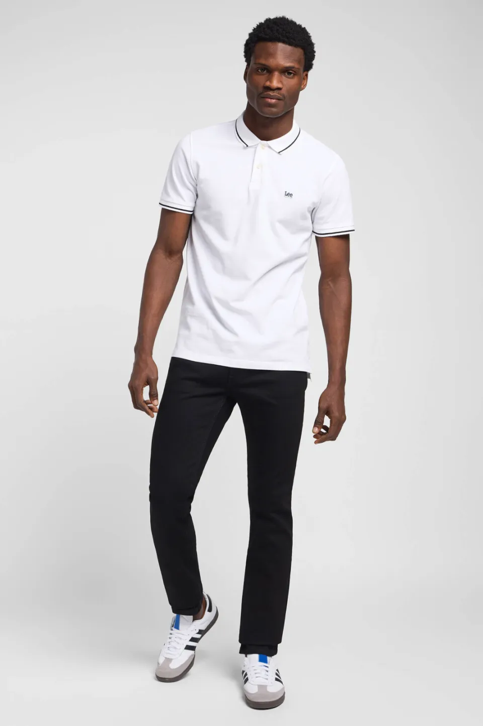Lee slim tapered fit jeans Luke clean black