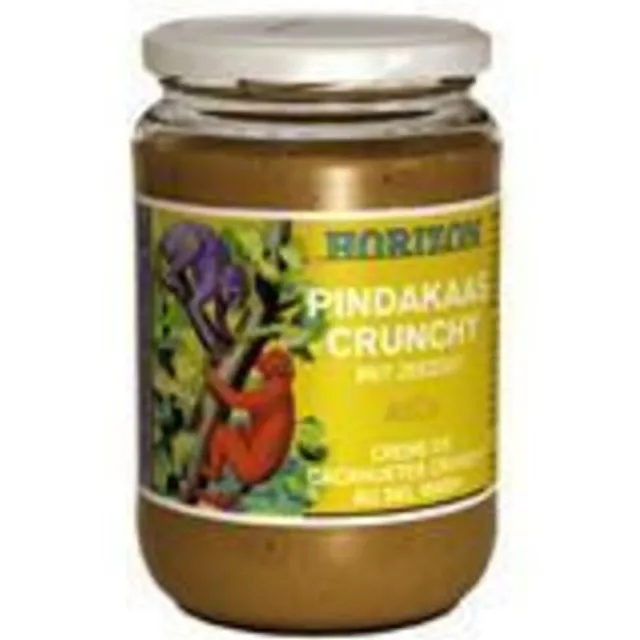 Horizon Pindakaas Crunchy met Zout Bio 650 gr