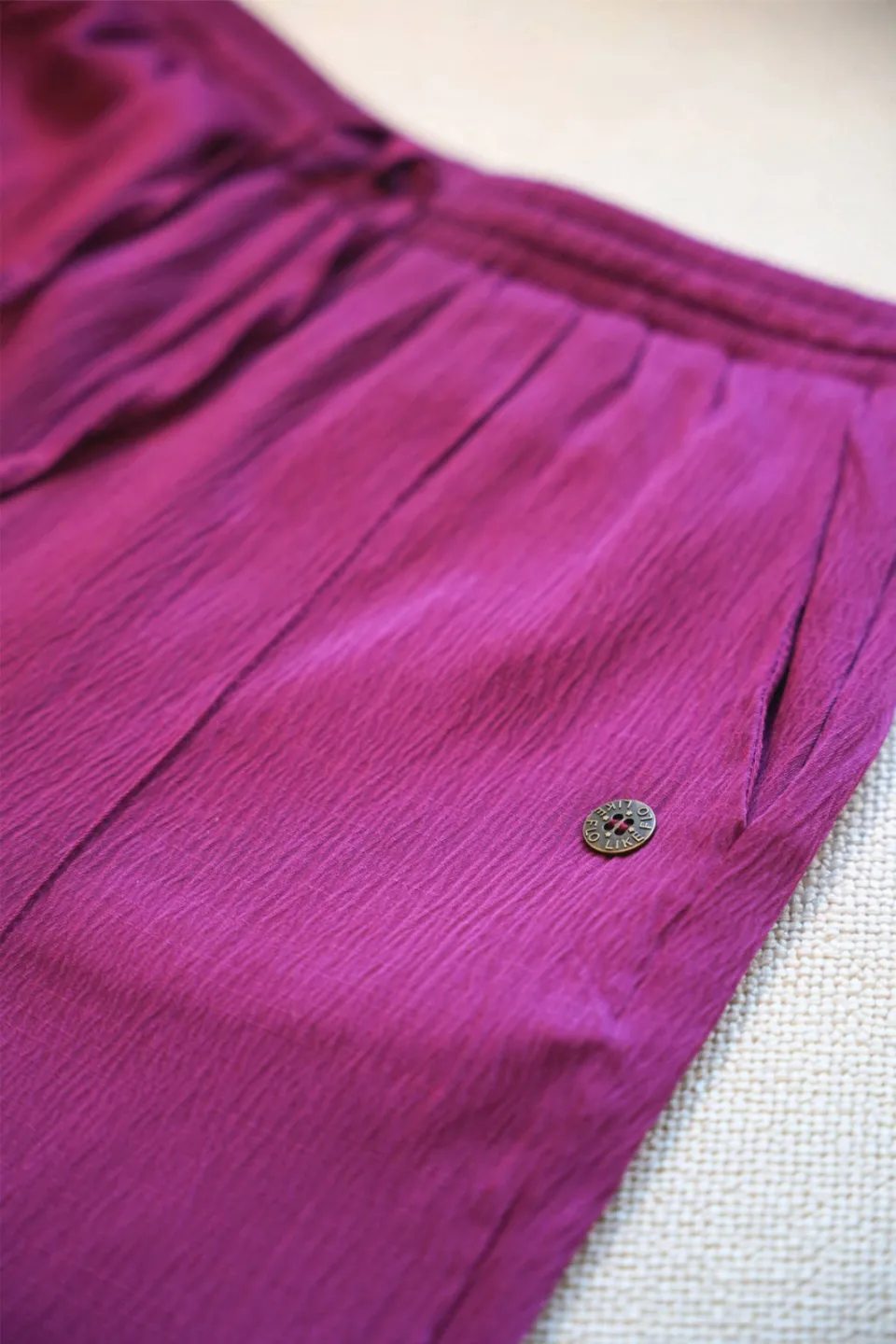 Like Flo Young wide leg broek fuchsia, foto 3