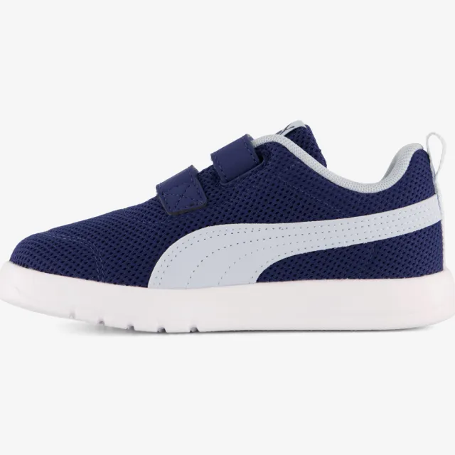 Puma Courtflex V3 Mesh sneakers donkerblauw donkerblauw/lichtblauw, foto 2