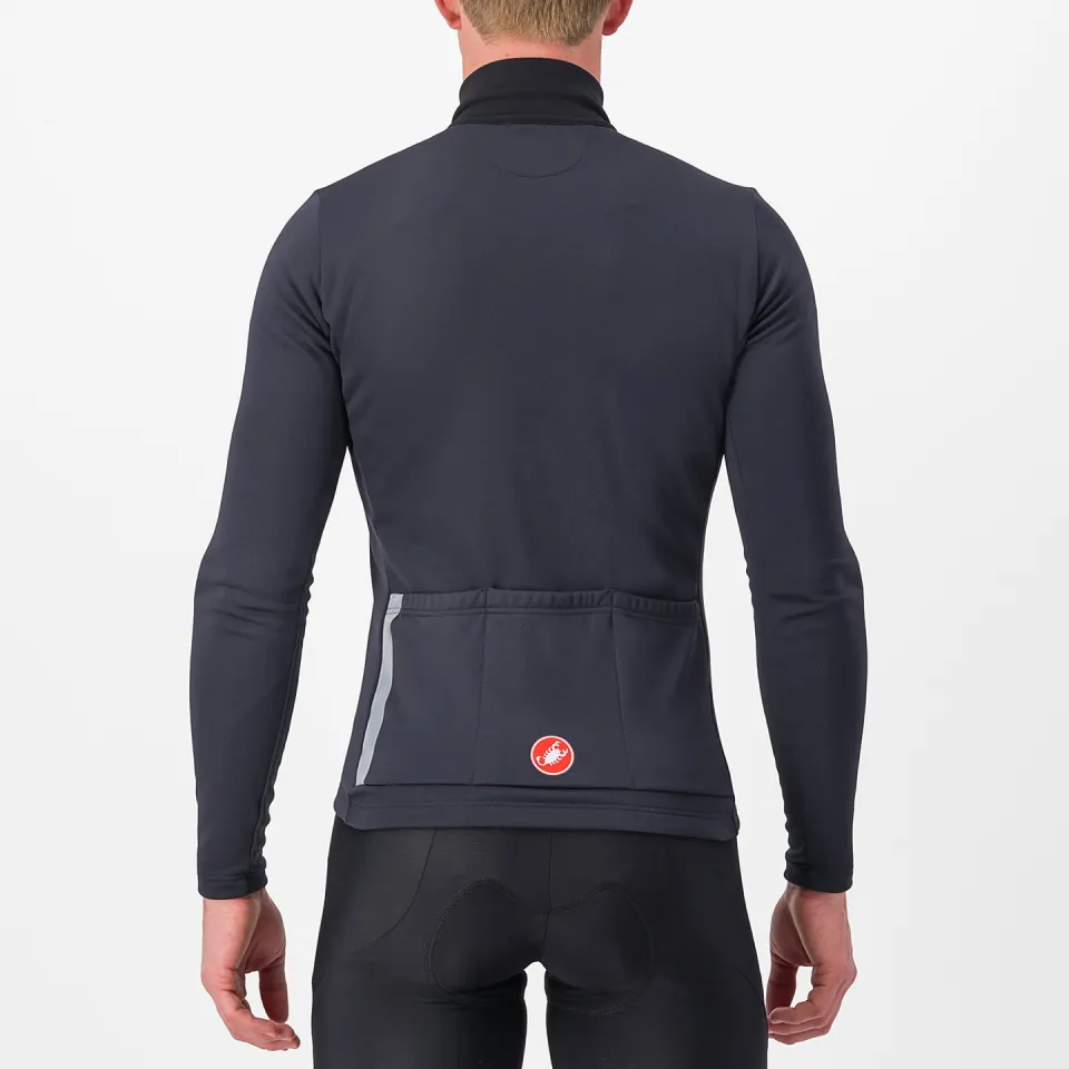 Castelli Entrata Thermal Jersey fietstrui blauw, foto 2