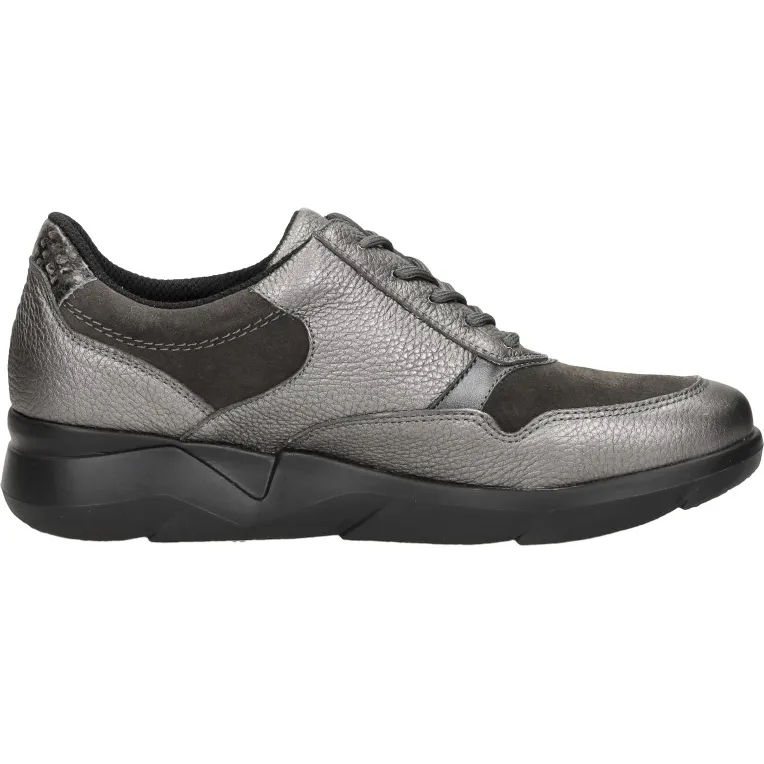 Waldläufer K-Funky lage sneakers zilver Zilverkleur