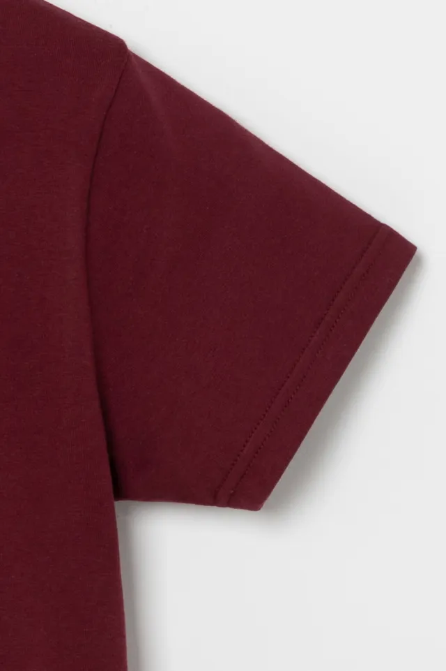 Ellesse T-shirt donkerrood bordeaux, foto 3