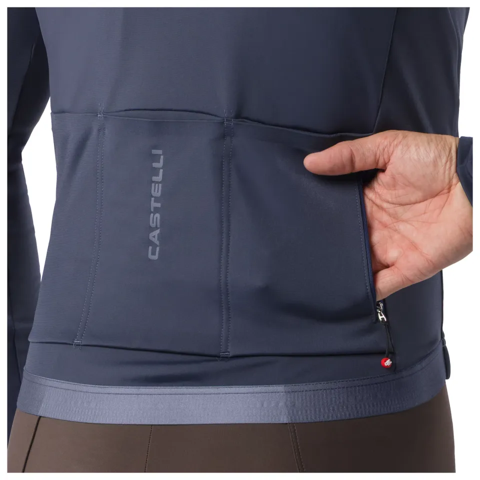 Castelli Espresso Thermal 2 fietsshirt blauw, foto 4