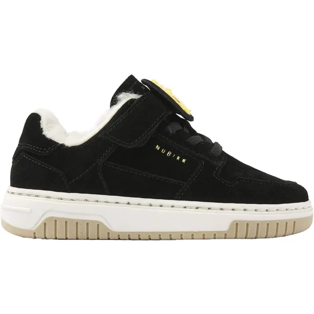 Nubikk Basket Teddy Jr gevoerde suède sneakers zwart