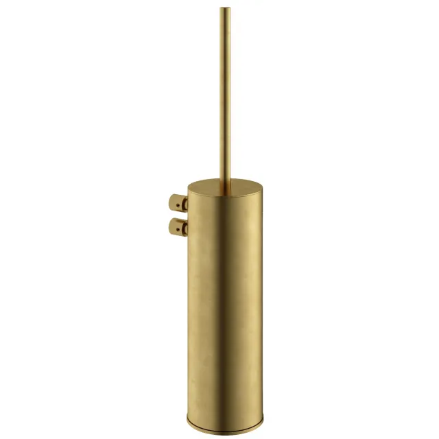 Toiletborstel Met Houder Hotbath Archie Wandmodel Geborsteld Messing PVD