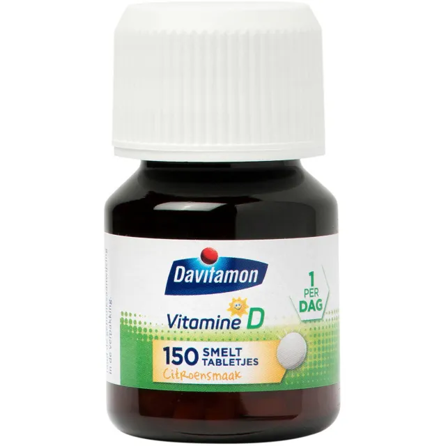 Davitamon Vitamine D Kind smelttabletten citroen