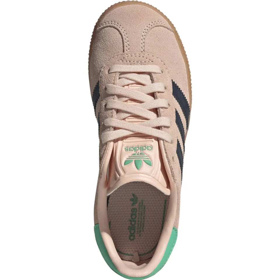 Adidas Originals Gazelle sneakers beige/donkerblauw, foto 6