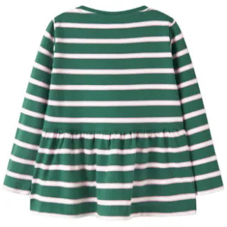 NAME IT MINI gestreepte longsleeve groen, foto 2
