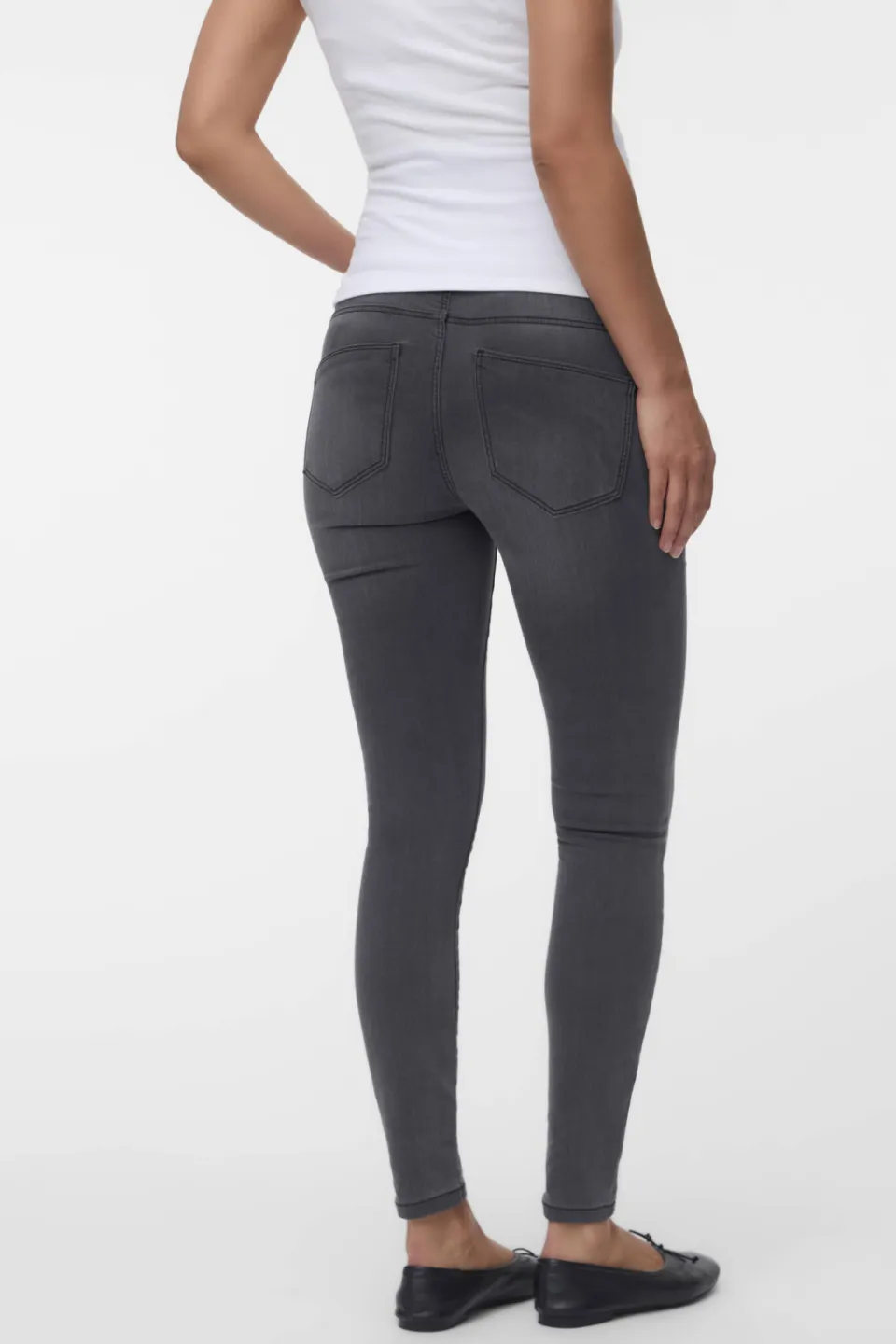 Vero Moda MATERNITY skinny zwangerschapsjeans VMMTANYA dark grey denim, foto 4