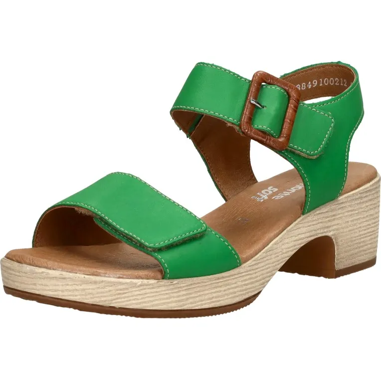 Remonte sandalen hak groen, foto 3