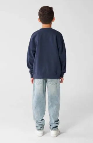 Shoeby sweater met logo - donkerblauw, foto 3
