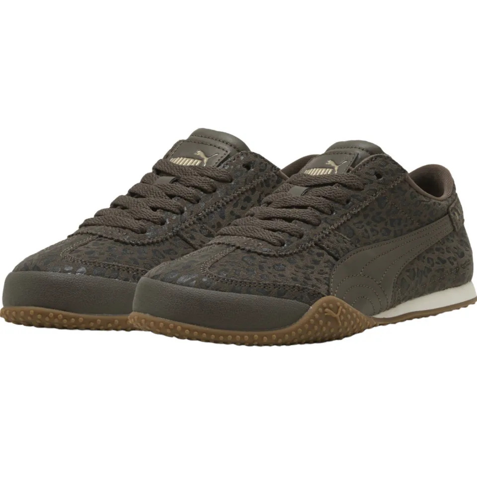 Puma Bella suède sneakers met panterprint - donkerbruin, foto 2