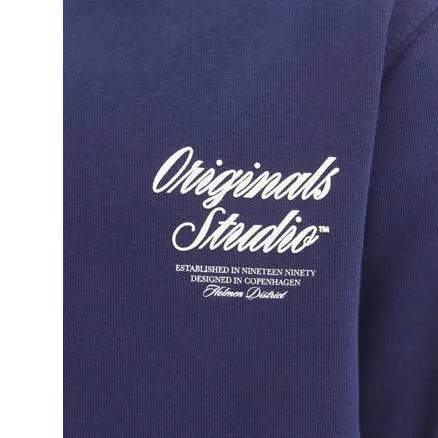 Jack & Jones JUNIOR hoodie met backprint donkerblauw, foto 5