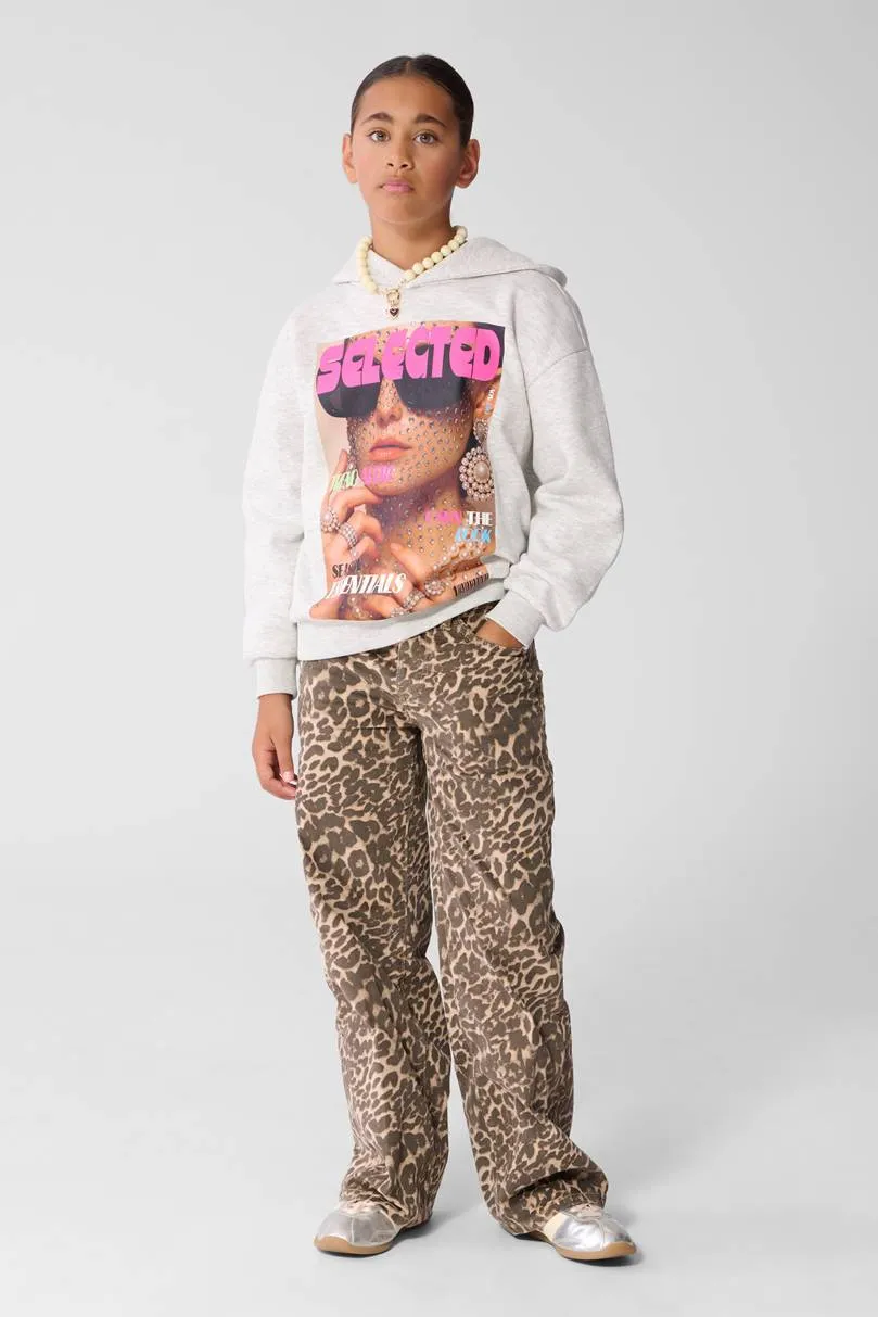 Shoeby hoodie met print - lichtgrijs, foto 6