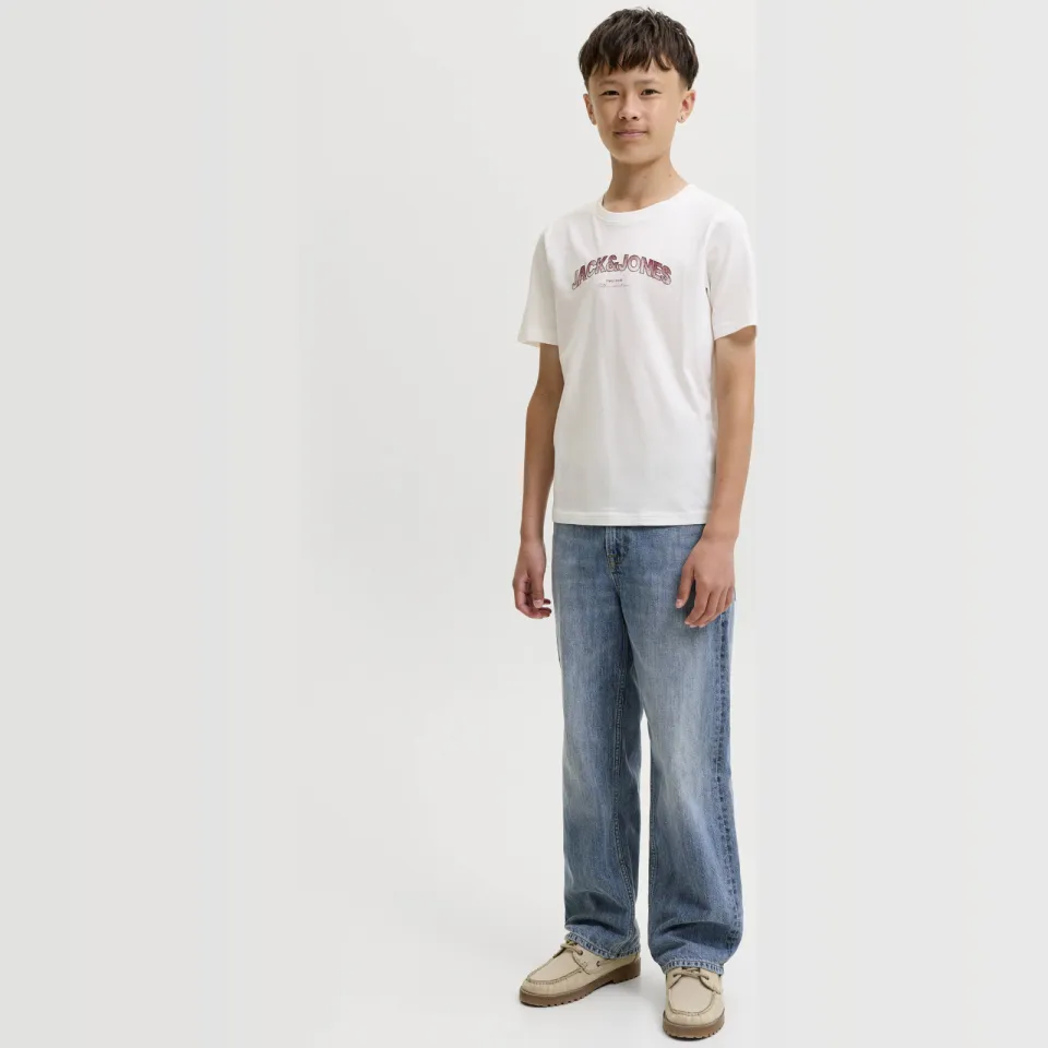 Jack & Jones JUNIOR baggy jeans - medium blue denim