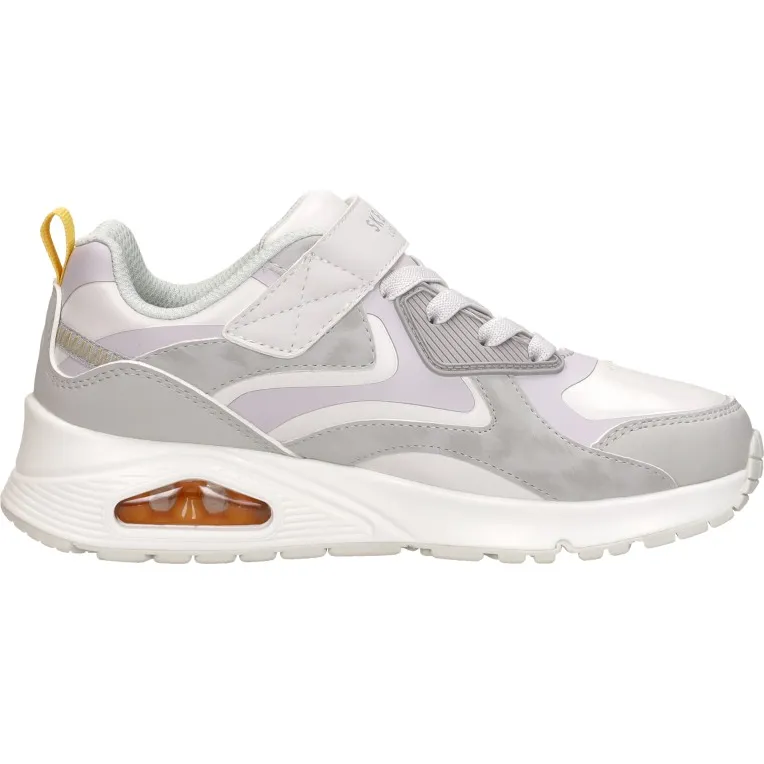Skechers Uno Gen1 Color Rays lage sneakers lichtgrijs