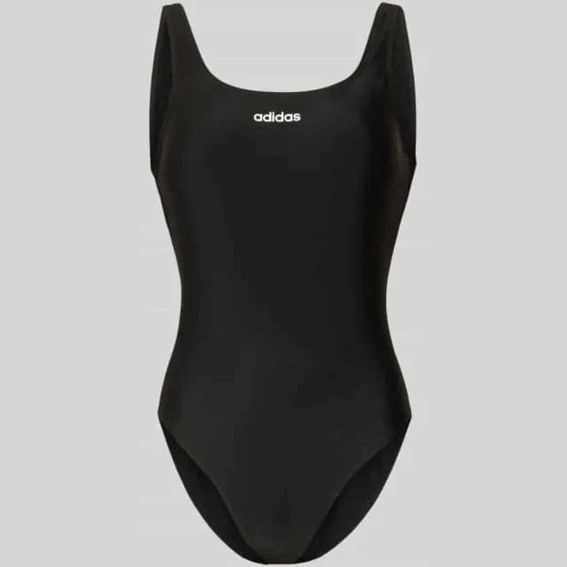 Adidas Badpak met labelprint zwart, foto 2