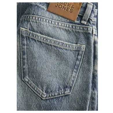 Jack & Jones JUNIOR high waist wide leg jeans medium blue denim, foto 6