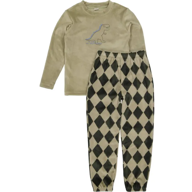 Quapi fleece pyjama groen, foto 2