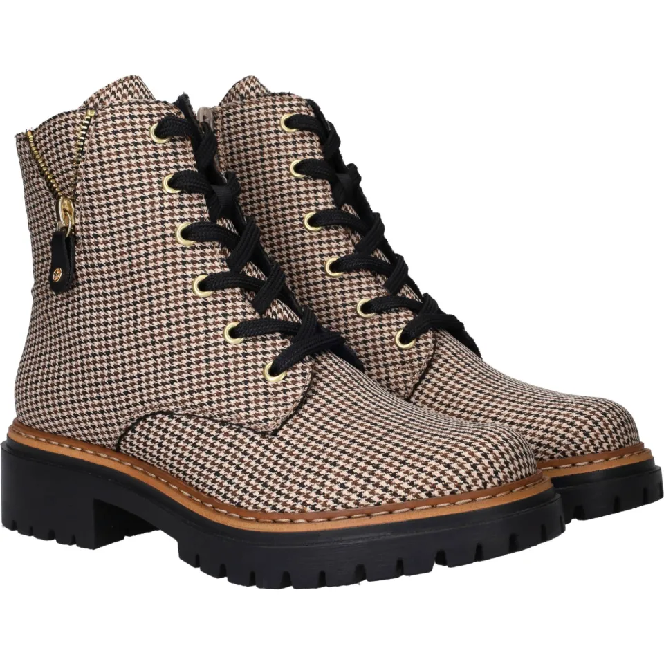 Rieker Veterboots Dames Beige, foto 3