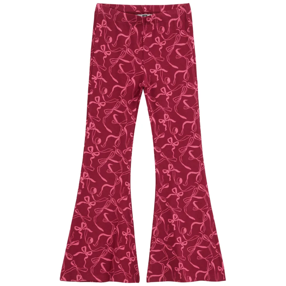 WE Fashion flared legging met print rood, foto 2